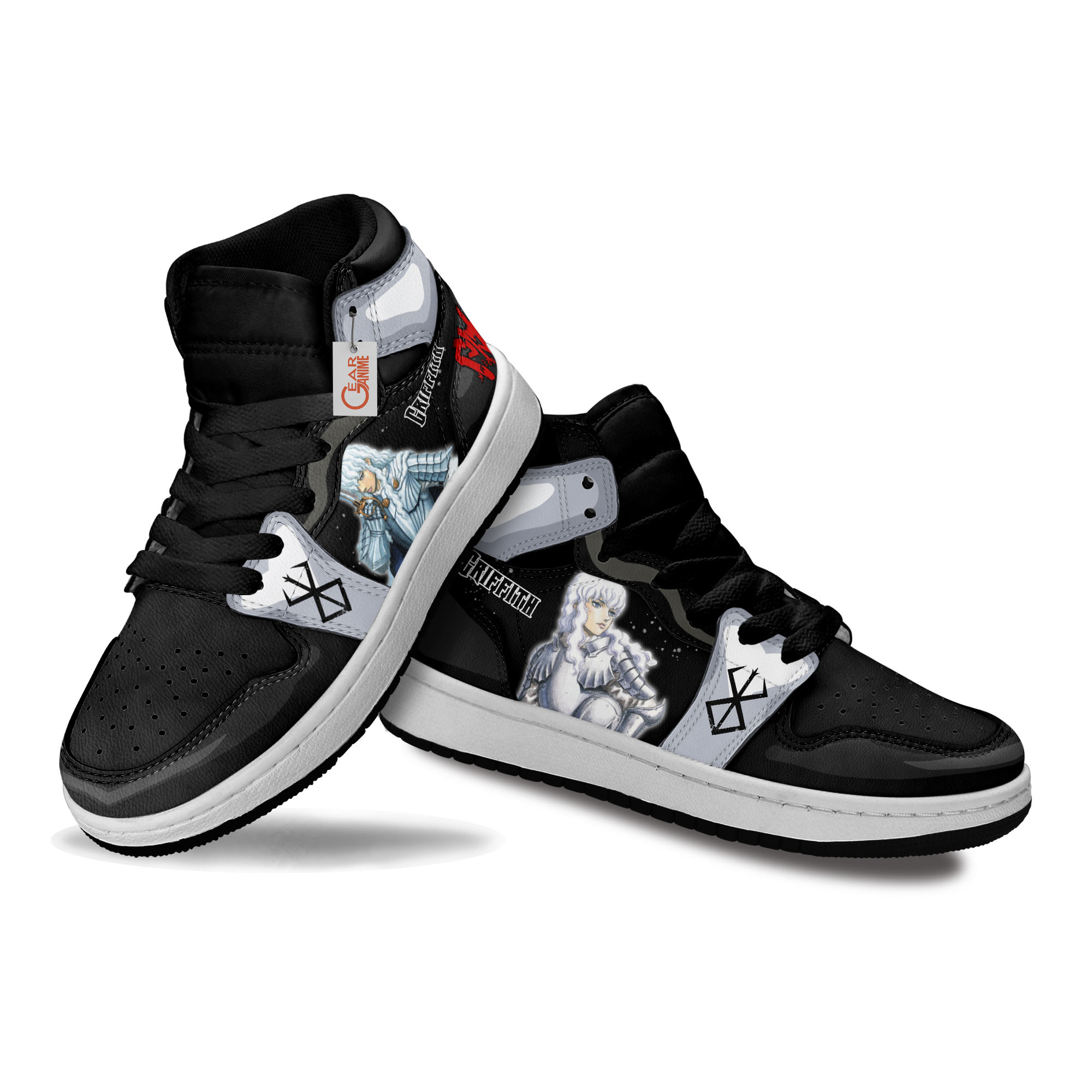 Berserk Griffith Anime Custom Kids Sneakers