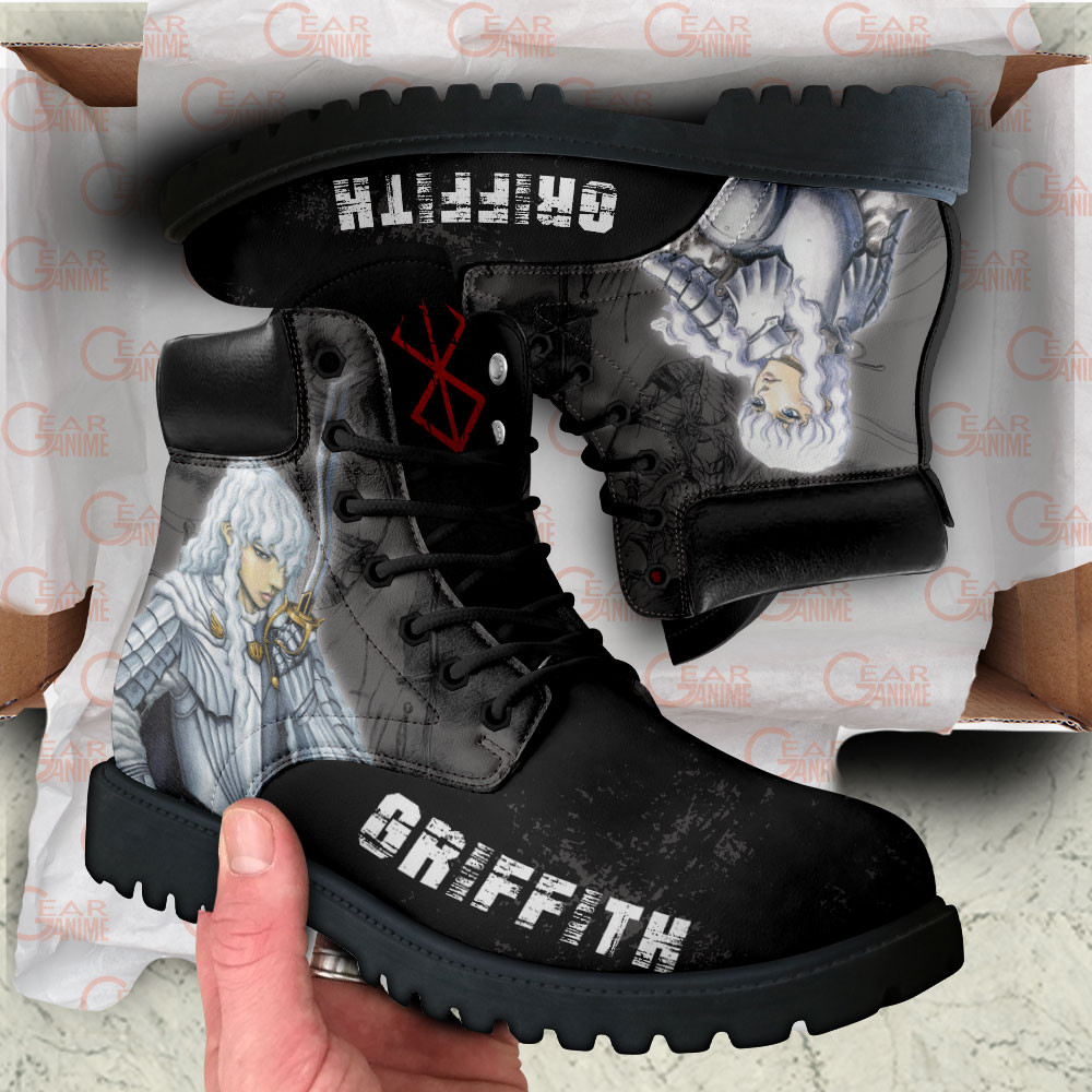 Berserk Griffith Boots Custom Anime Shoes