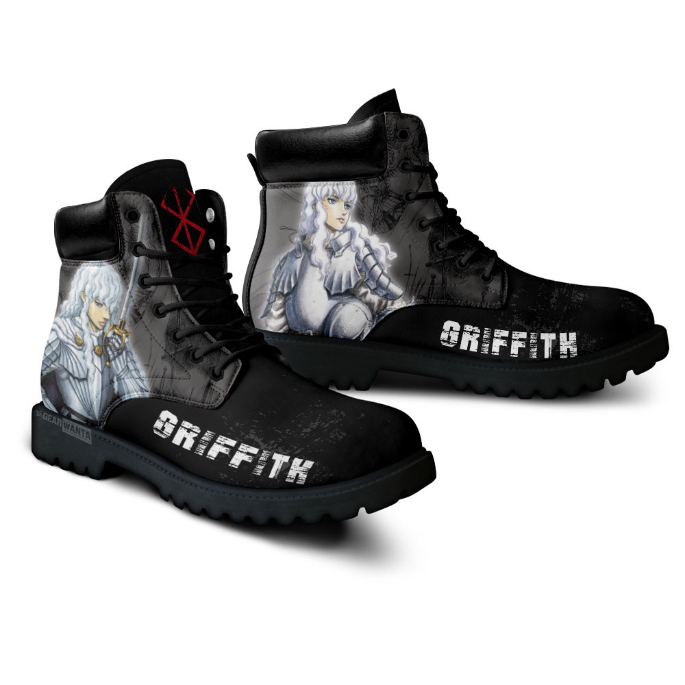 Berserk Griffith Boots Custom Anime Shoes
