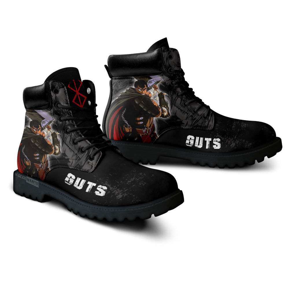 Berserk Guts Boots Custom Anime Shoes