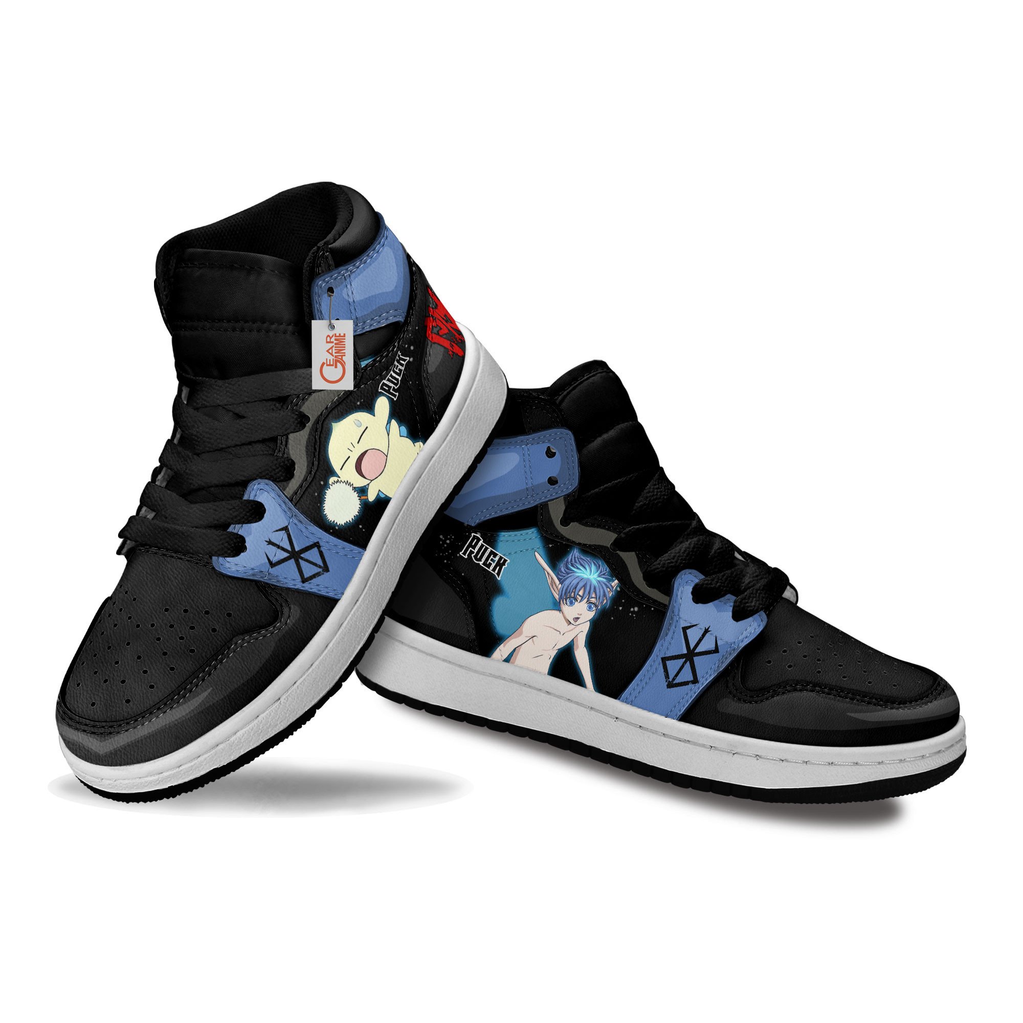 Berserk Puck Anime Custom Kids Sneakers
