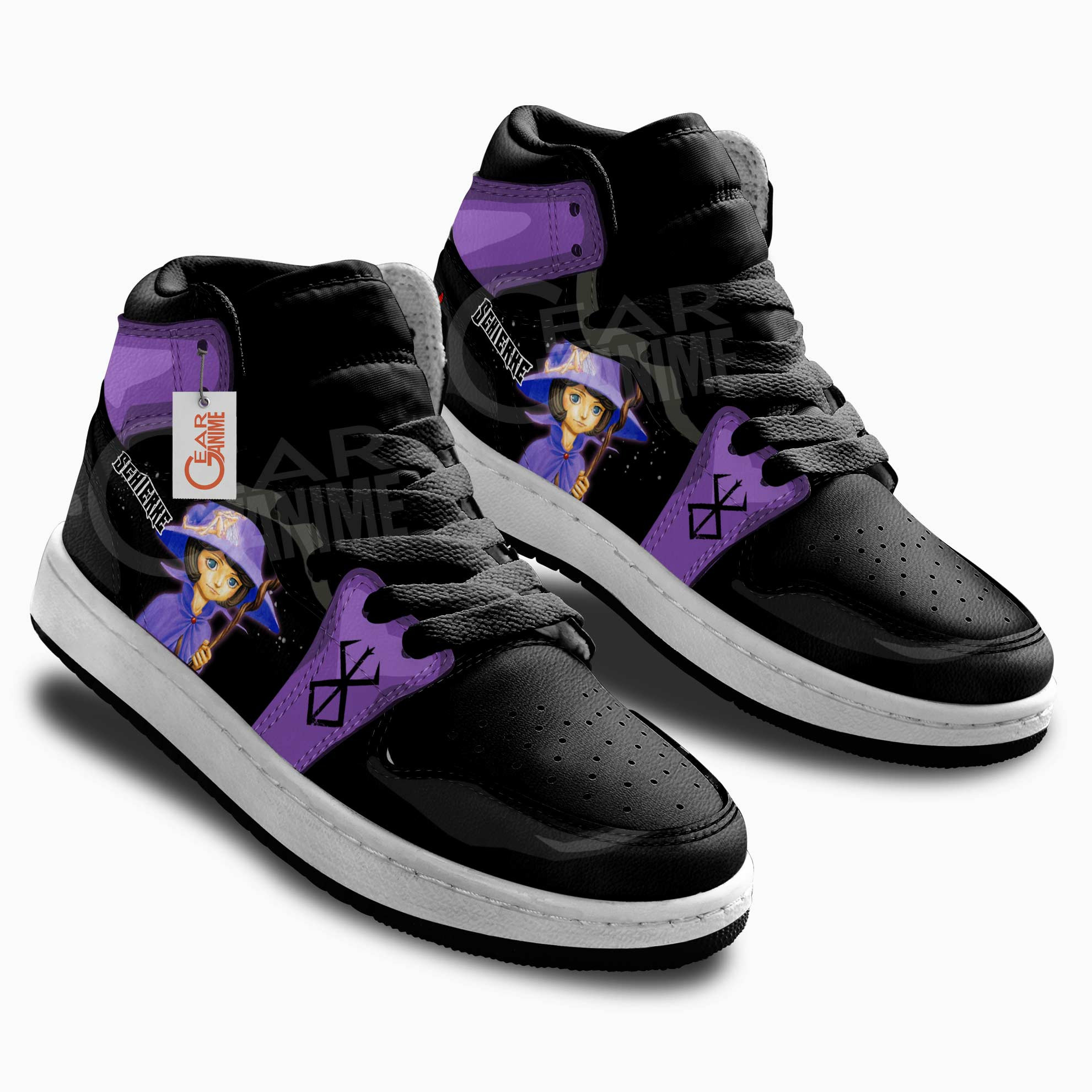 Berserk Schierke Anime Custom Kids Sneakers