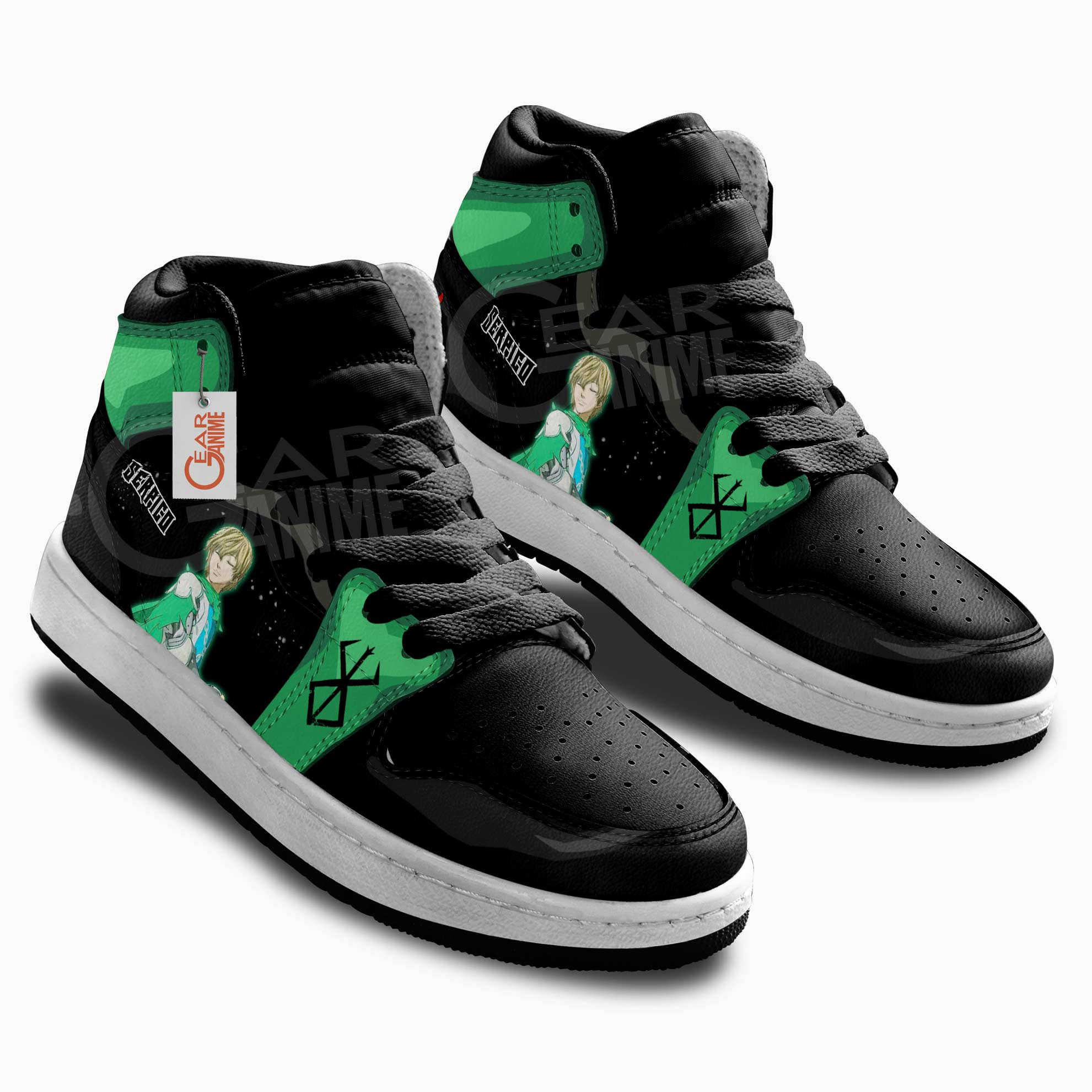 Berserk Serpico Anime Custom Kids Sneakers
