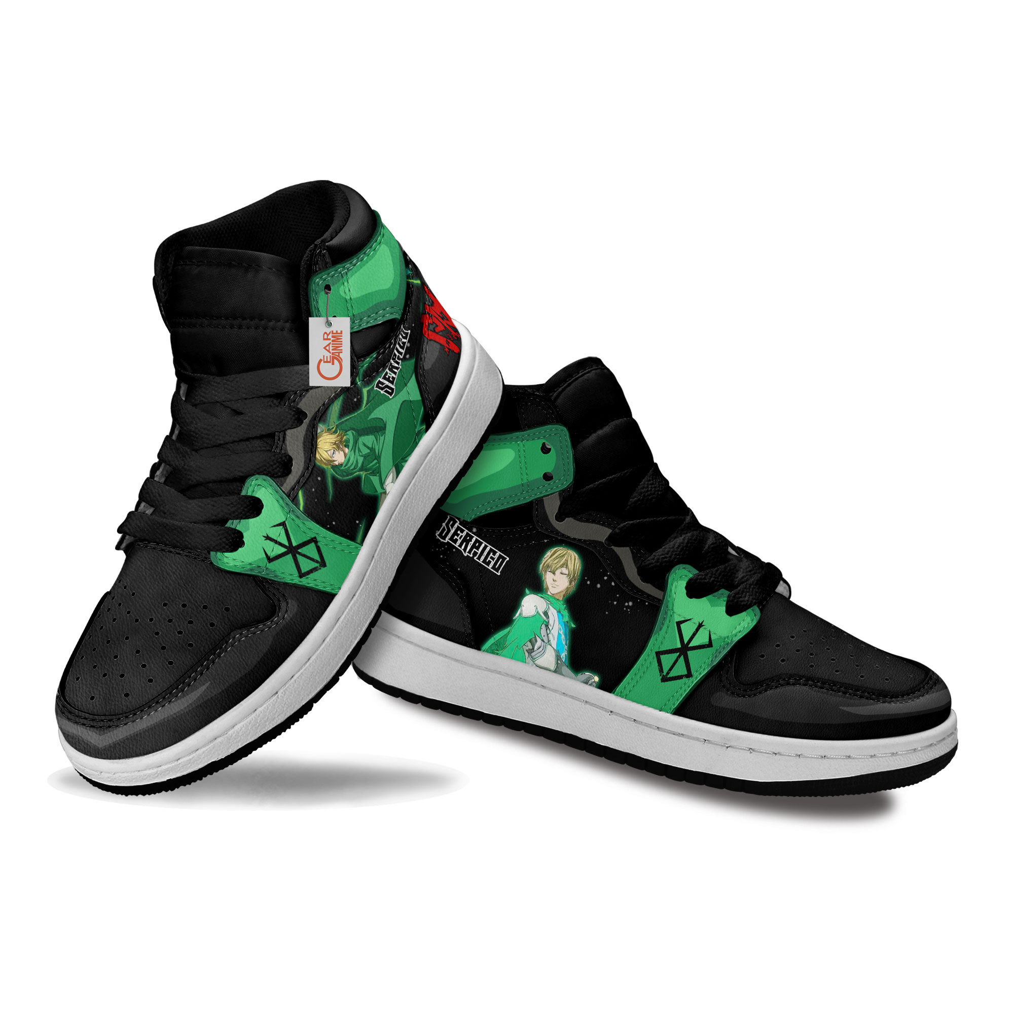 Berserk Serpico Anime Custom Kids Sneakers