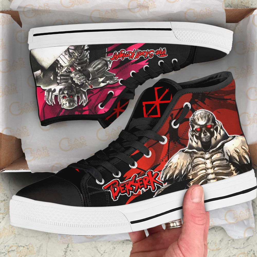 Berserk The Skull Knight High Top Shoes Custom Anime Sneakers