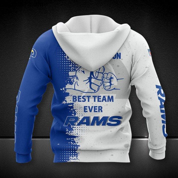 Best-Buy Los Angeles Rams Father And Son Best Team Ever 3D All Over Print Hoodie