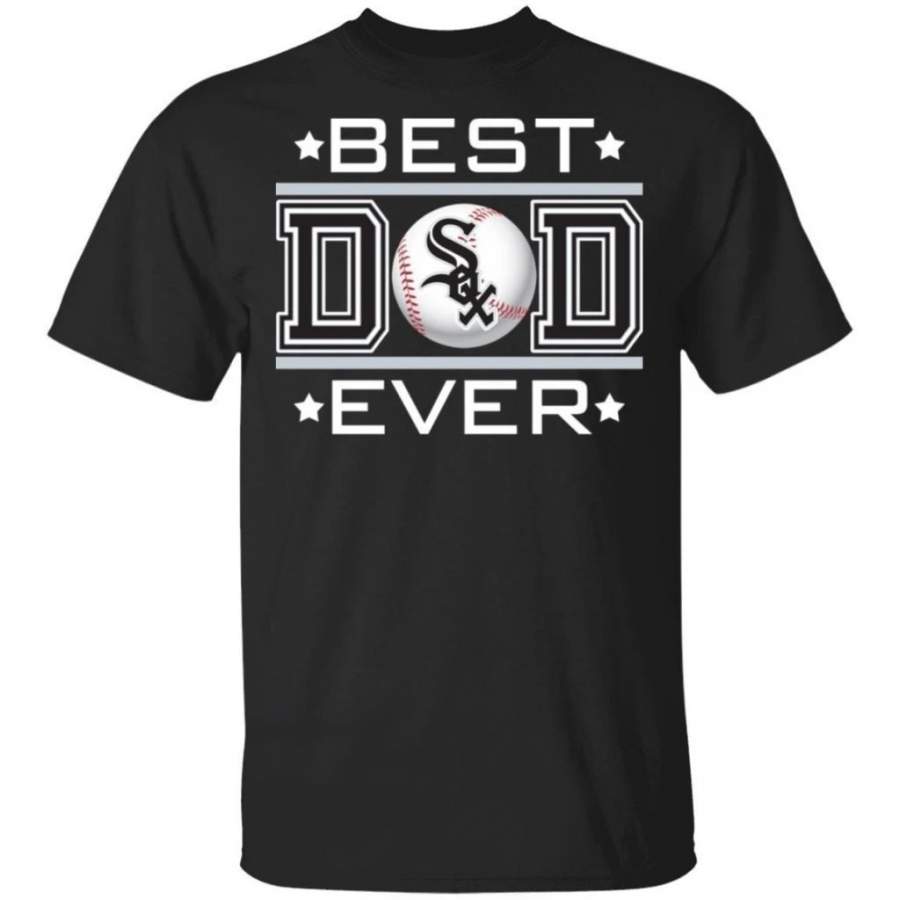 Best Dad Ever Chicago White Sox T-Shirt For Dad