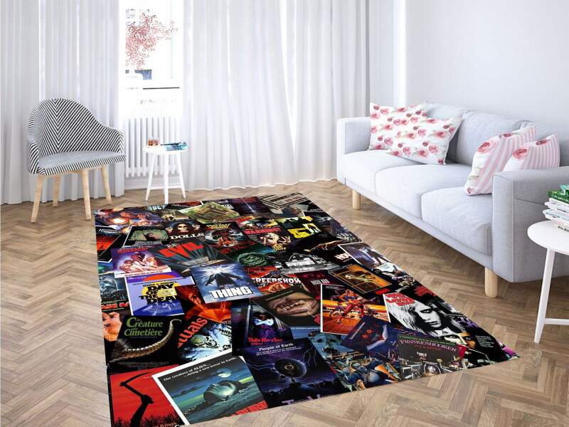 Best Horror Movies Carpet Rectangle Rug