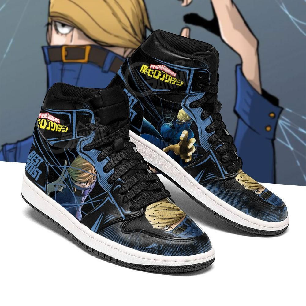 Best Jeanist My Hero Academia anime High Top Air Jordan Sneaker, Air Jordan Hightop