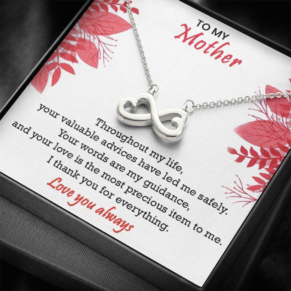 Best Thoughtful Gift For Mother Infinity Heart Necklace