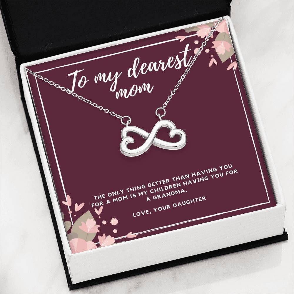 Better Than The Best Infinity Heart Necklace For Mom