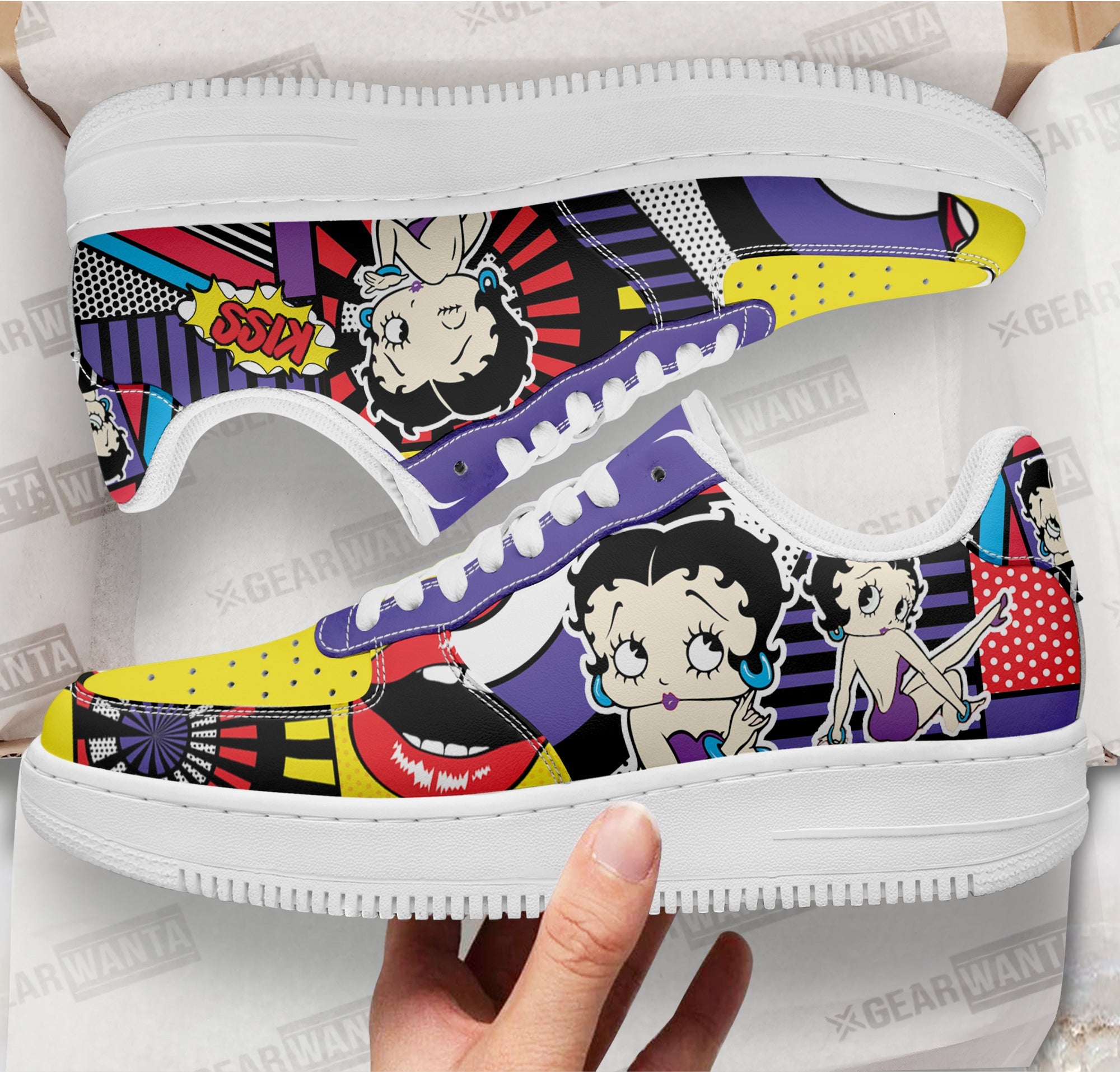 Betty Boop Air Sneakers Custom Shoes