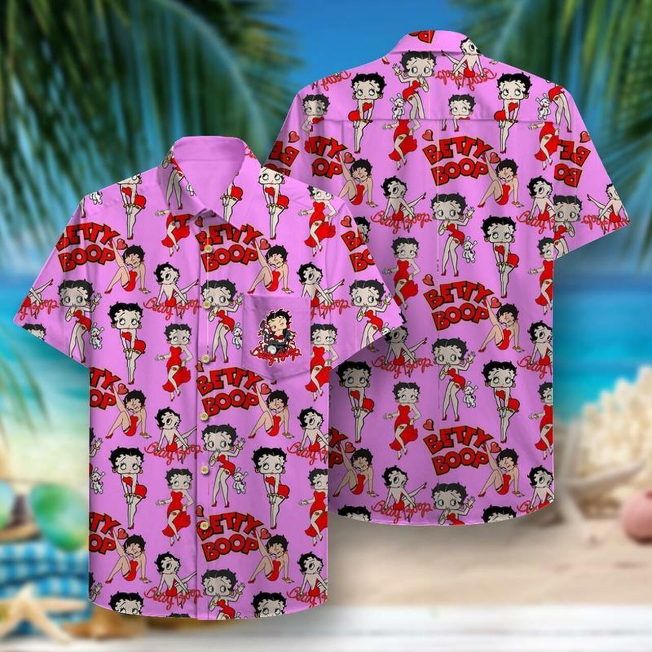 Betty Boop Hawaii Hawaiian Shirt Fashion Tourism For Men Women Shirt3120