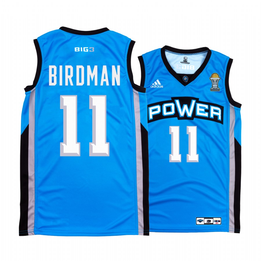 BIG 3 Birdman #11 Power Blue Jersey