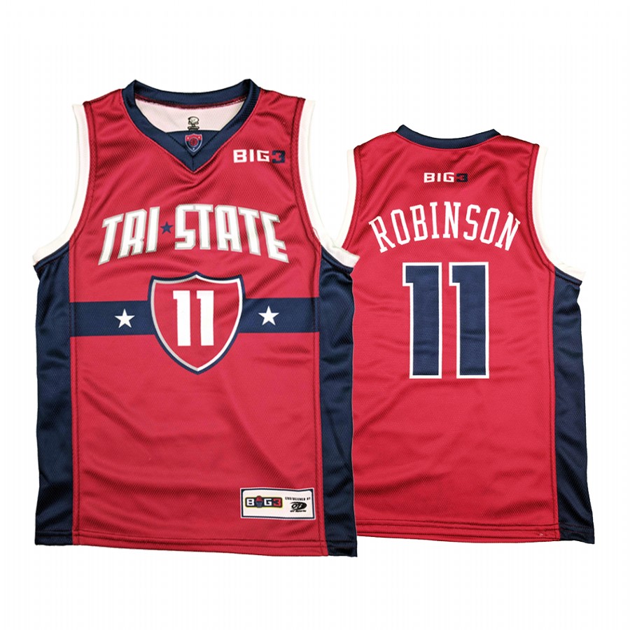 BIG 3 Robinson #11 Tri-State Red Jersey