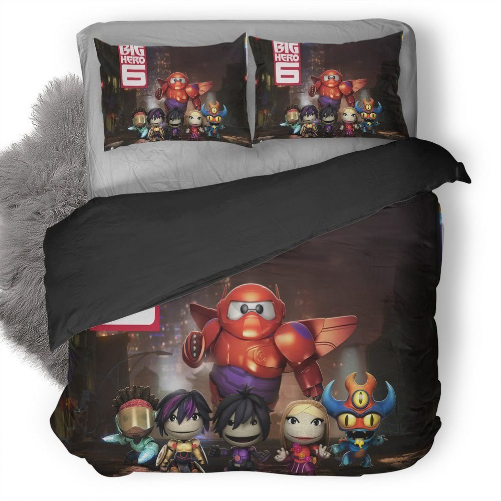 Big Hero 3D Customized Duvet Cover Bedding Set