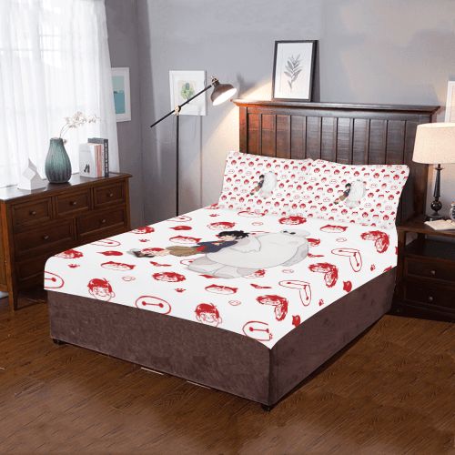 Big Hero 3D Customized Duvet Cover Bedding Set