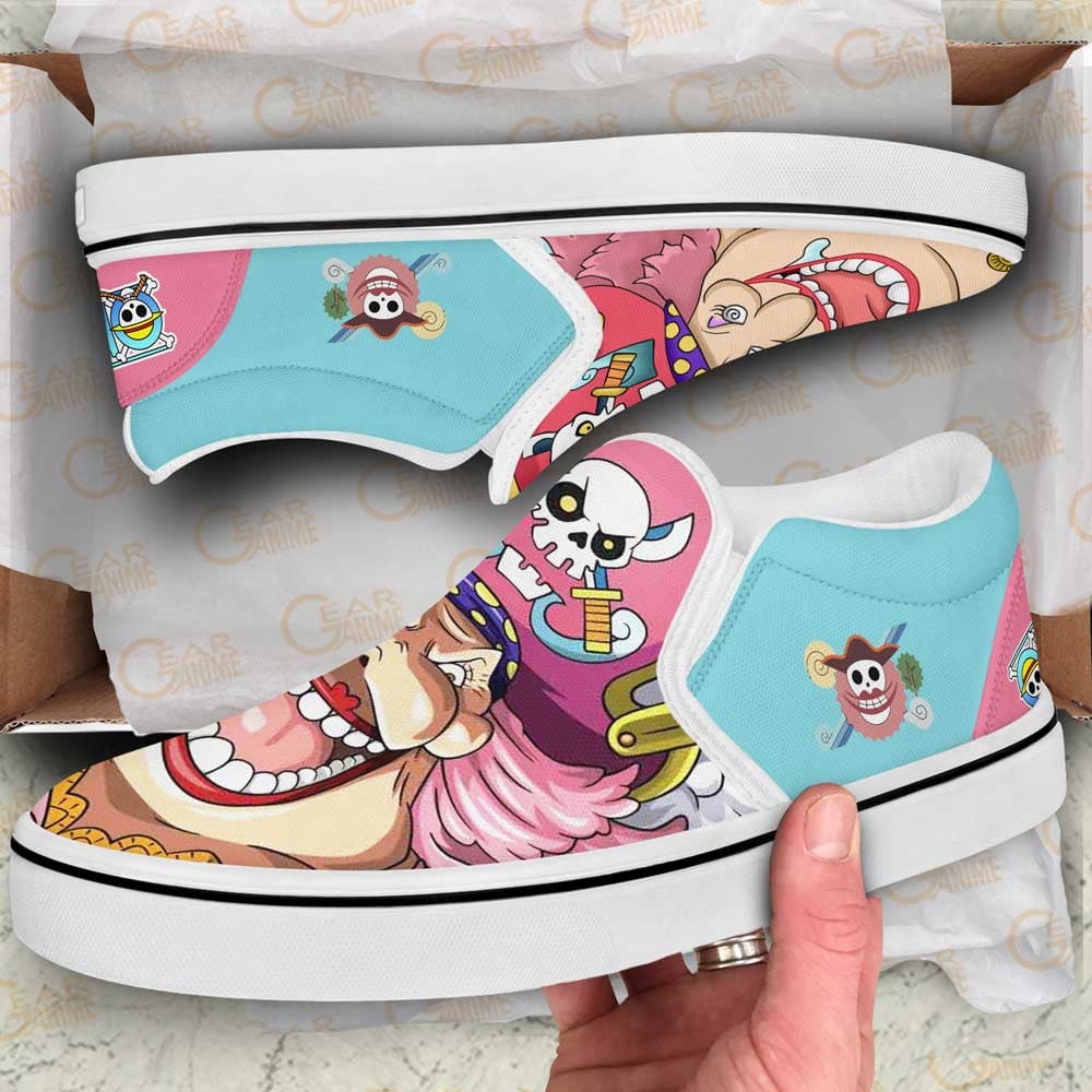 Bigmom Pirates Slip-On Shoes Canvas Custom Anime One Piece Shoes