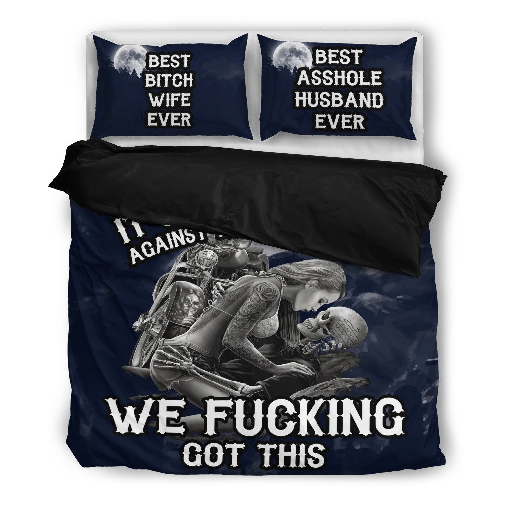 Bikers 3D Customized Duvet Cover Bedding Set