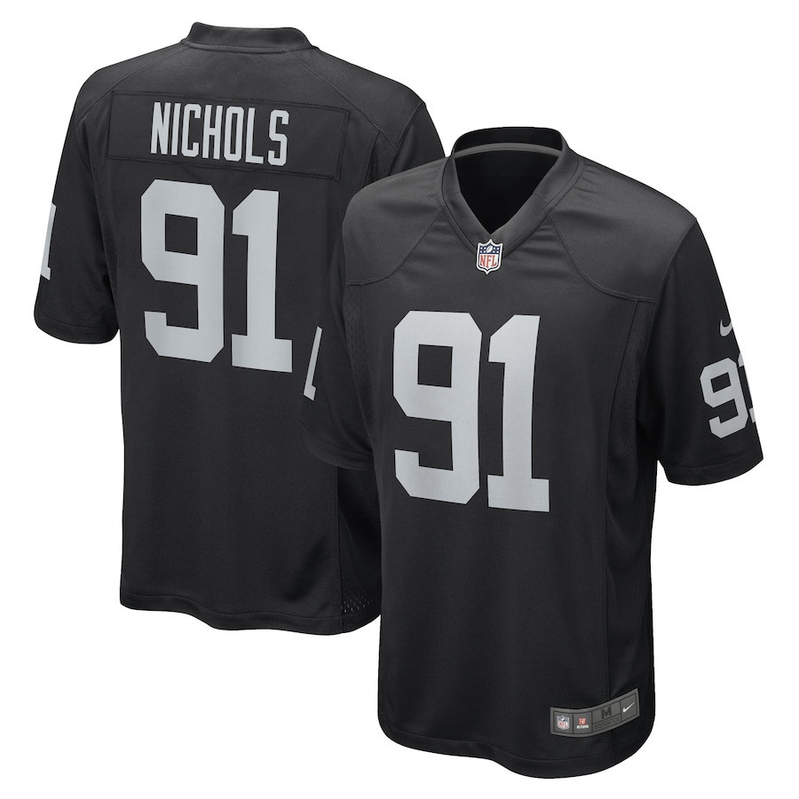 Bilal Nichols Las Vegas Raiders Stitched Jersey – Black
