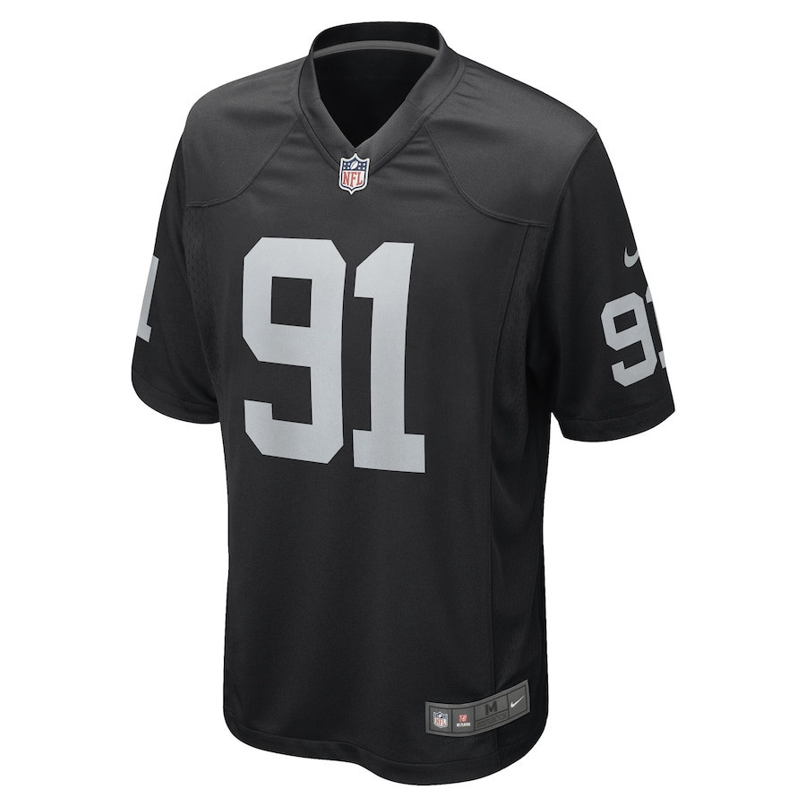 Bilal Nichols Las Vegas Raiders Stitched Jersey – Black