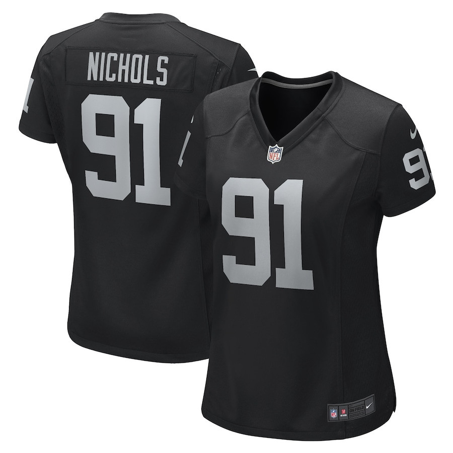 Bilal Nichols Las Vegas Raiders Women’s Stitched Jersey – Black