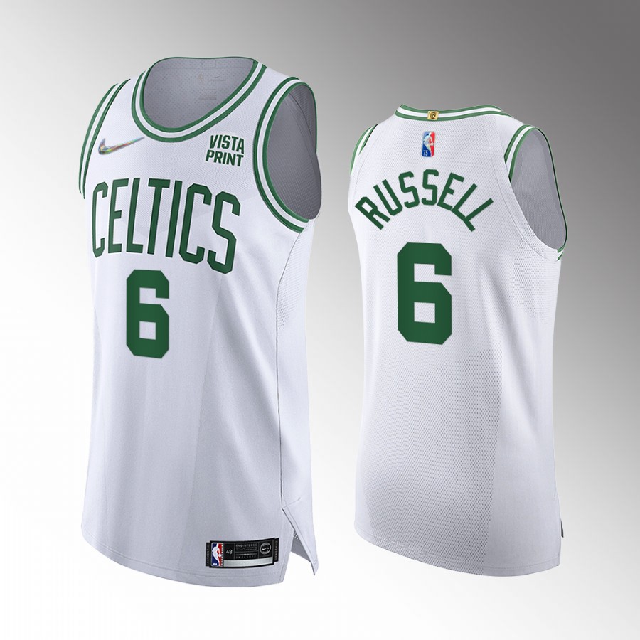 Bill Russell Celtics #6 11x NBA Champs Jersey White