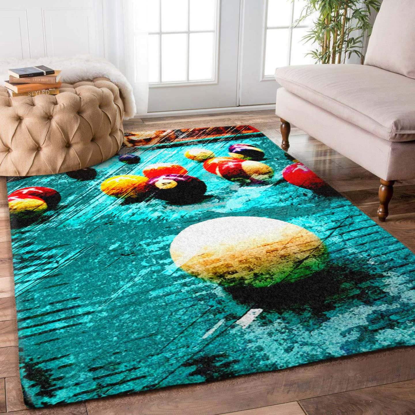 Billiards Limited Edition Rectangle Rug
