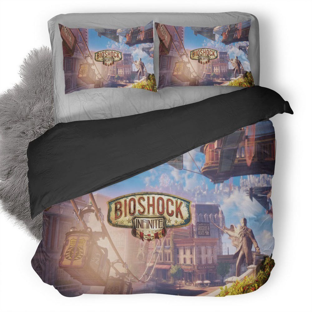 Bioshock Infinite 3D Customized Duvet Cover Bedding Set