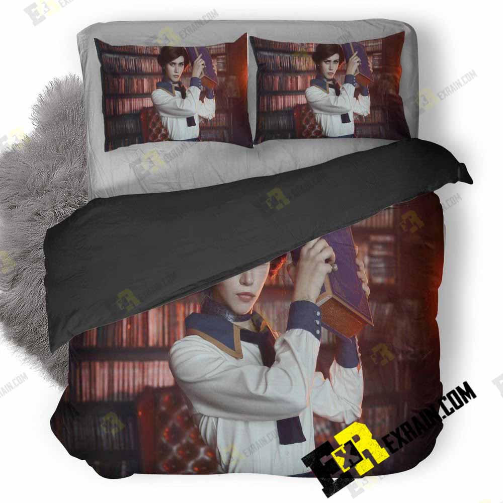 Bioshock Infinite Elizabeth Cosplay Po 3D Customized Duvet Cover Bedding Set