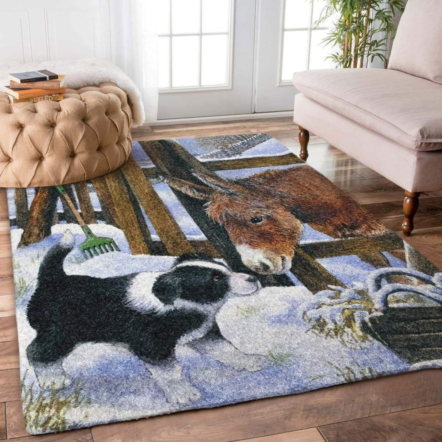 Bird Dog Donkey Limited Edition Rectangle Rug