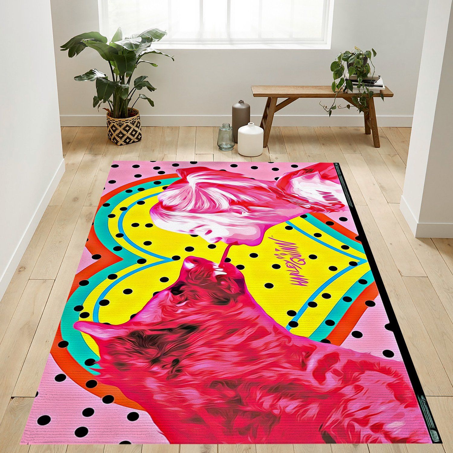 Birds Of Prey Best Friend Rectangle Rug – Custom Size And Printing