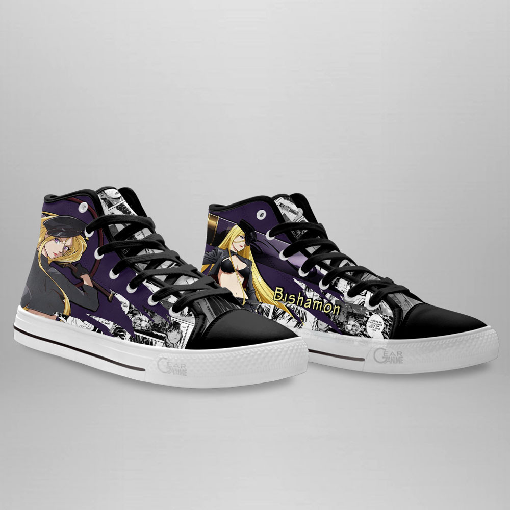 Bishamon High Top Shoes Custom Noragami Anime Sneakers