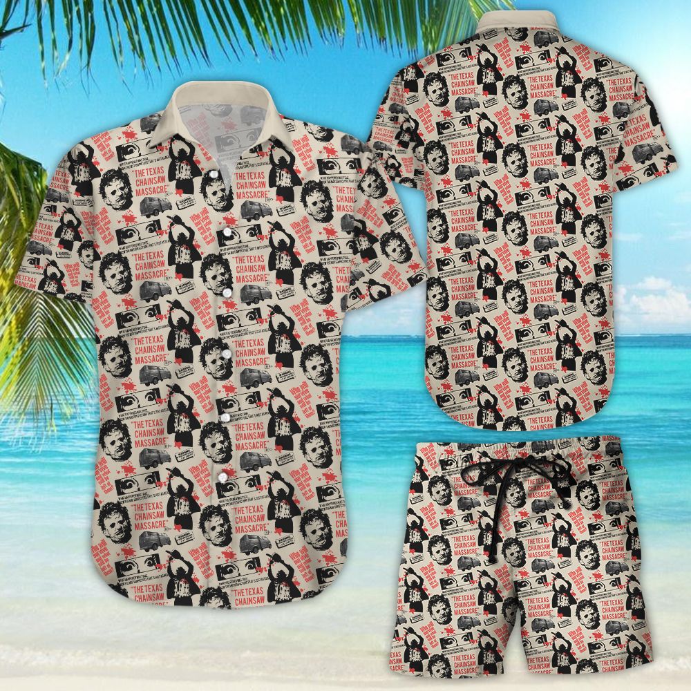 Bl- Texas Chainsaw Hawaii Shirt
