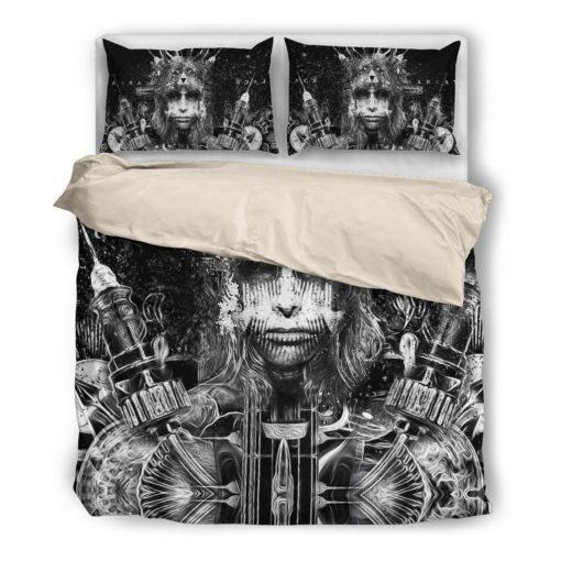 Black Abbath 3D Customized Duvet Cover Bedding Set
