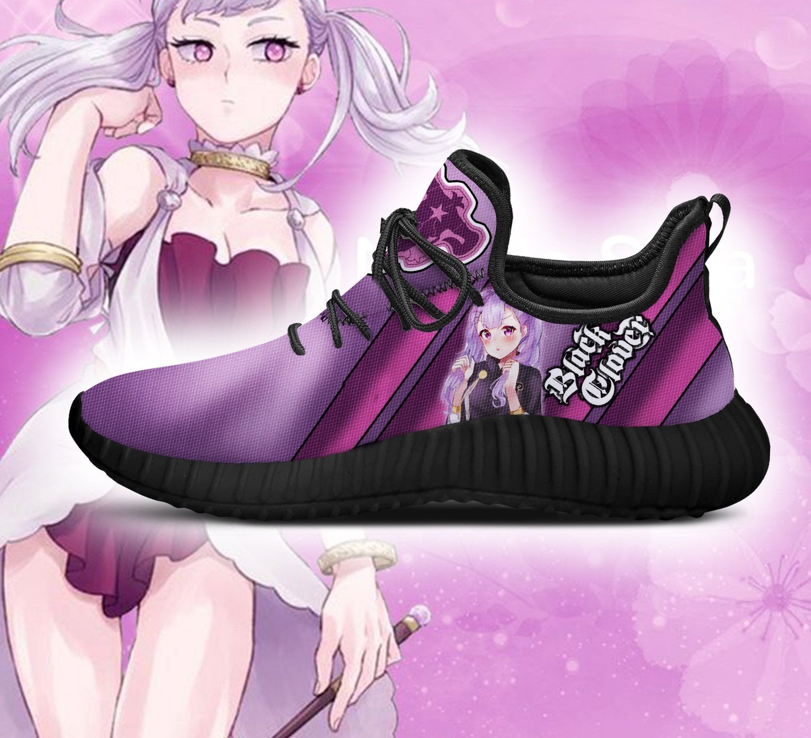 Black Bull Noelle Silva Reze Shoes Custom Anime Sneakers