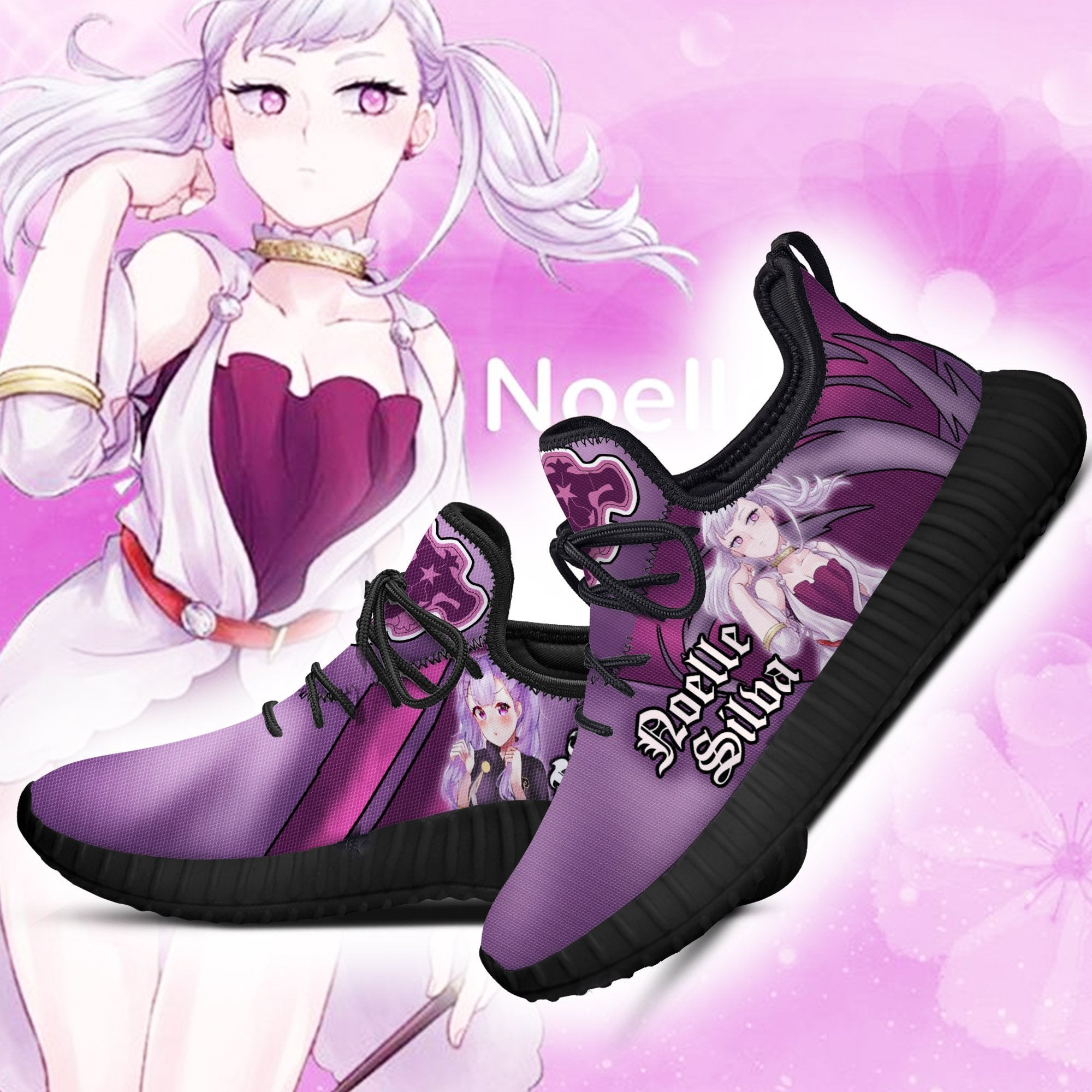 Black Bull Noelle Silva Reze Shoes Custom Anime Sneakers