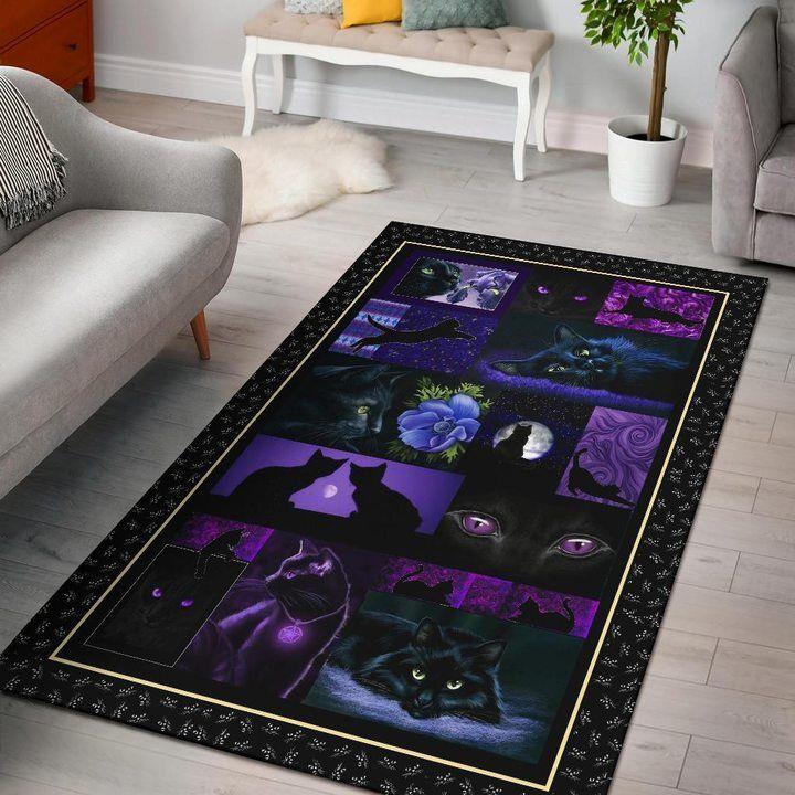 Black Cats Limited Edition Rectangle Rug