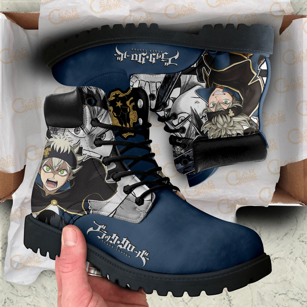 Black Clover Asta Boots Custom Anime Shoes