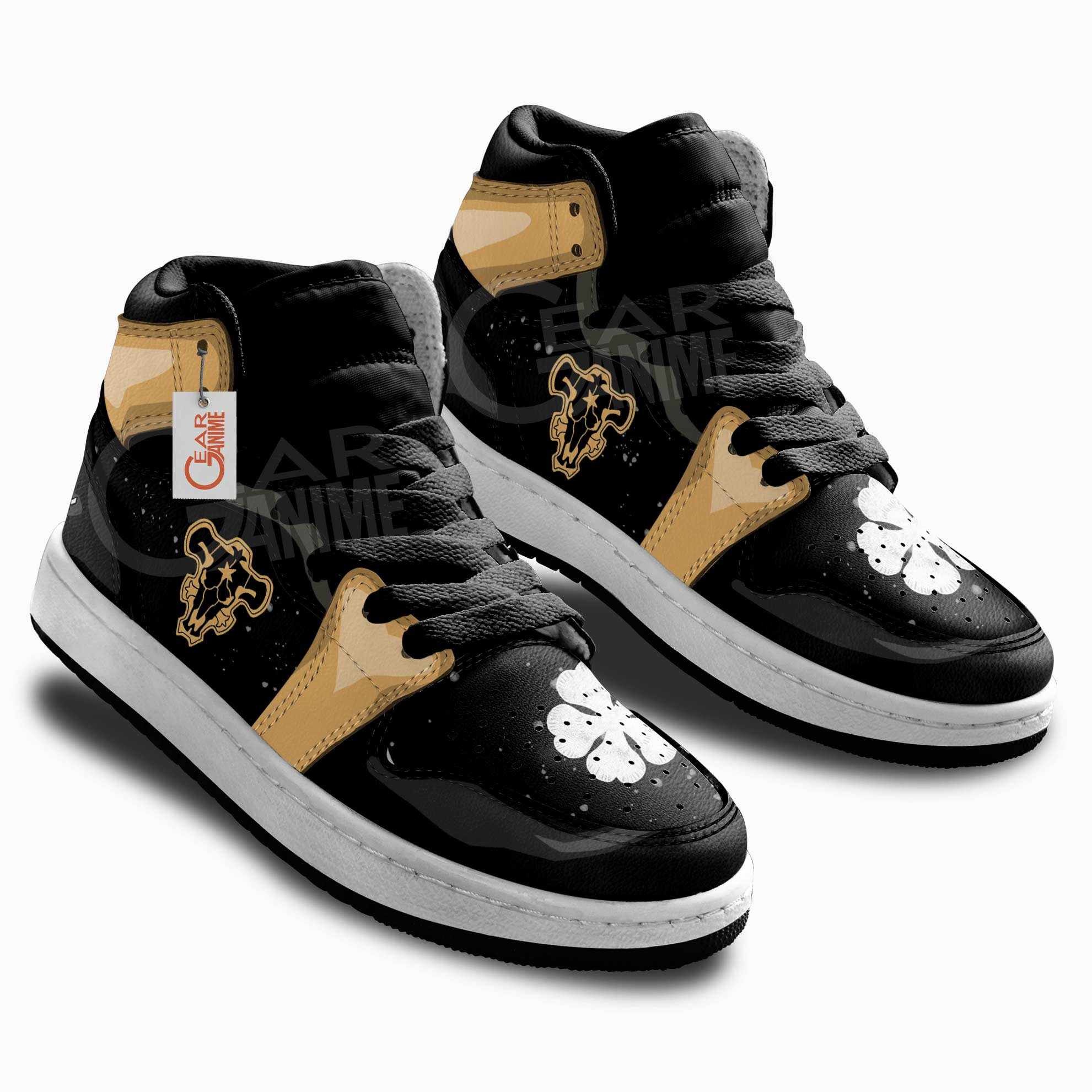 Black Clover Black Bull Anime Custom Kids Sneakers
