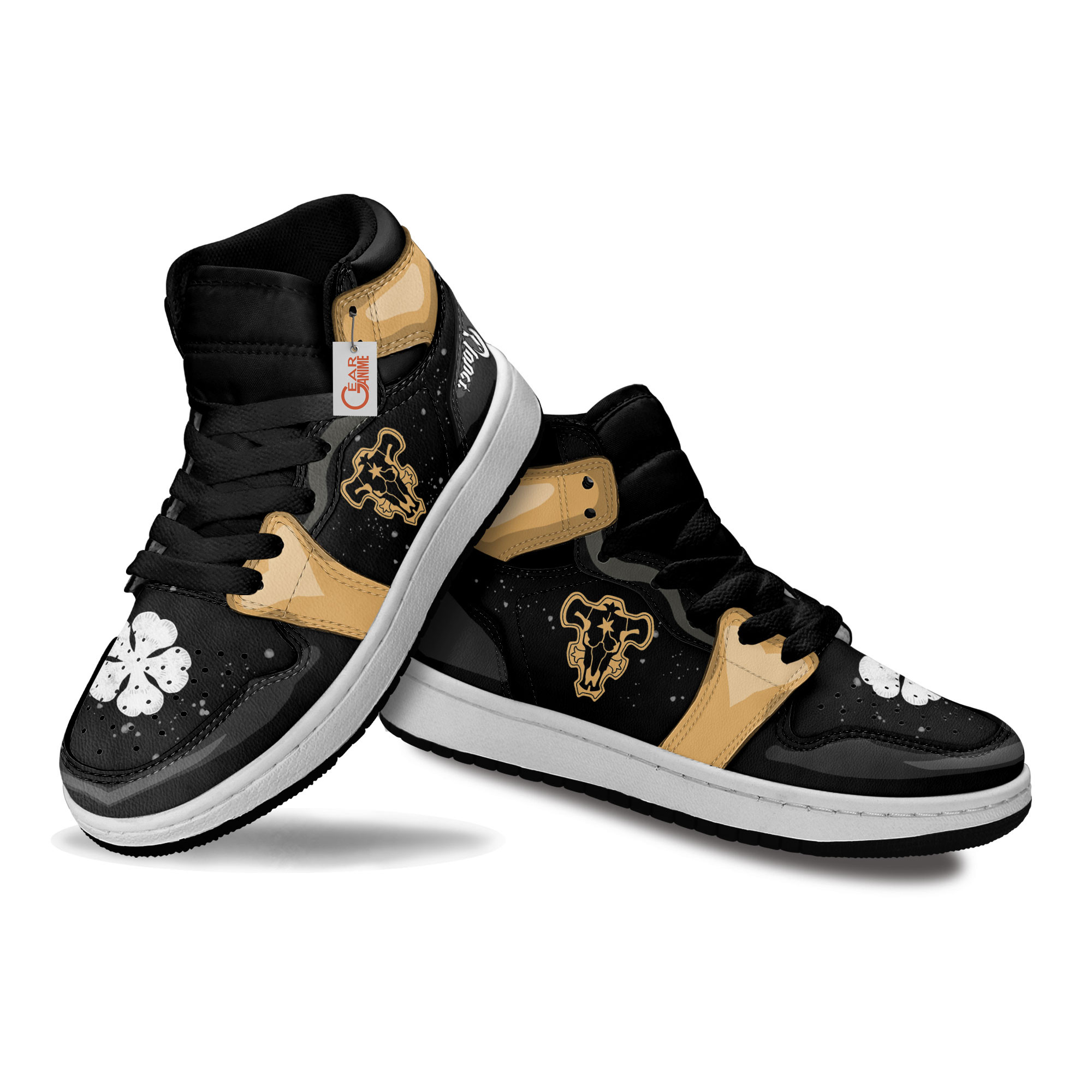 Black Clover Black Bull Anime Custom Kids Sneakers