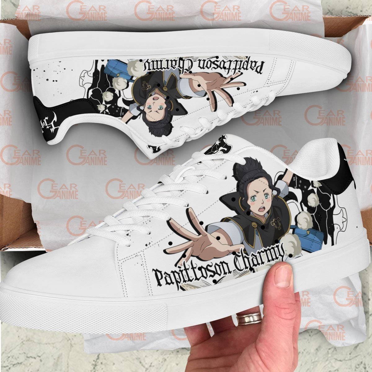 Black Clover Charmy Pappitson Skate Sneakers Custom Anime Shoes