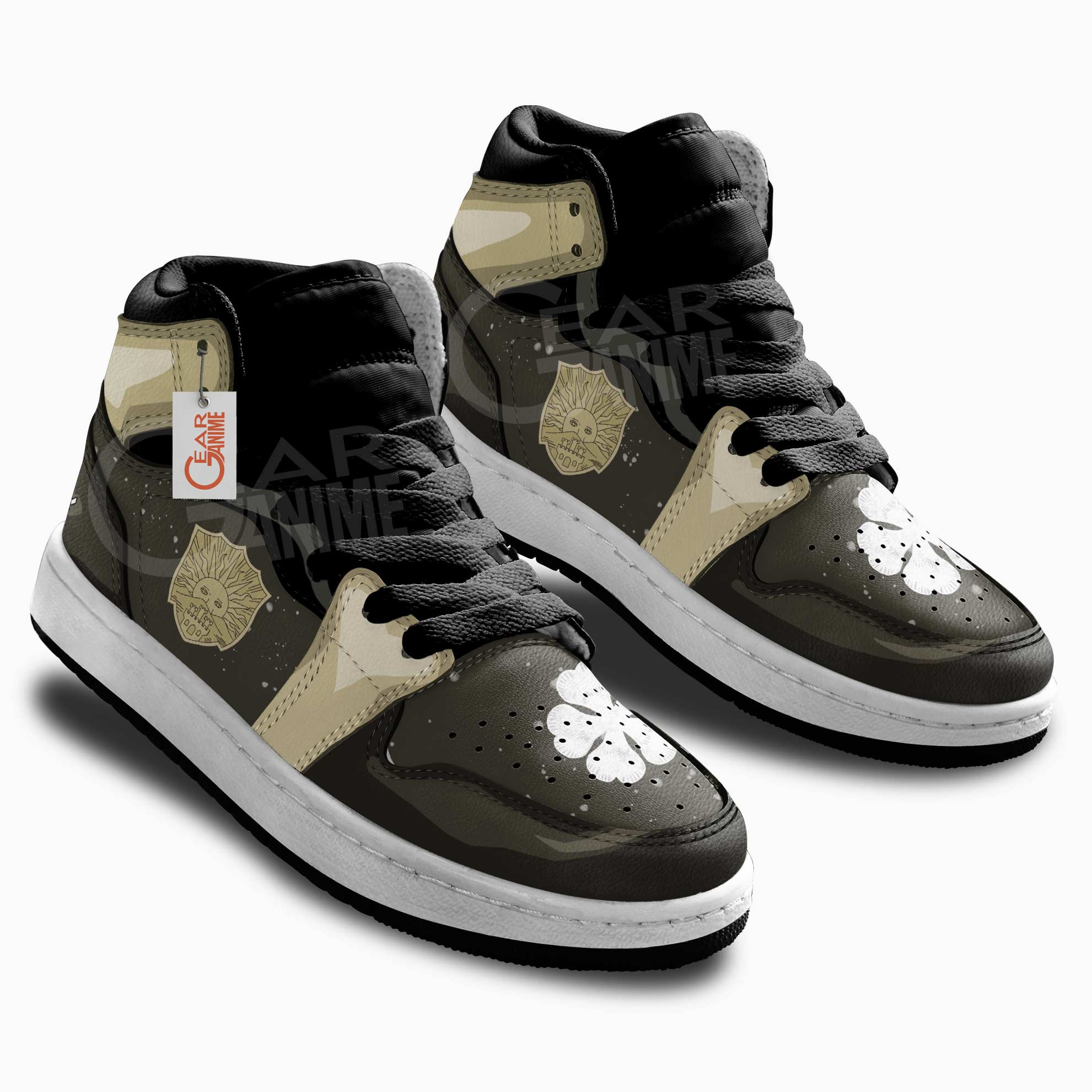 Black Clover Golden Dawn Anime Custom Kids Sneakers