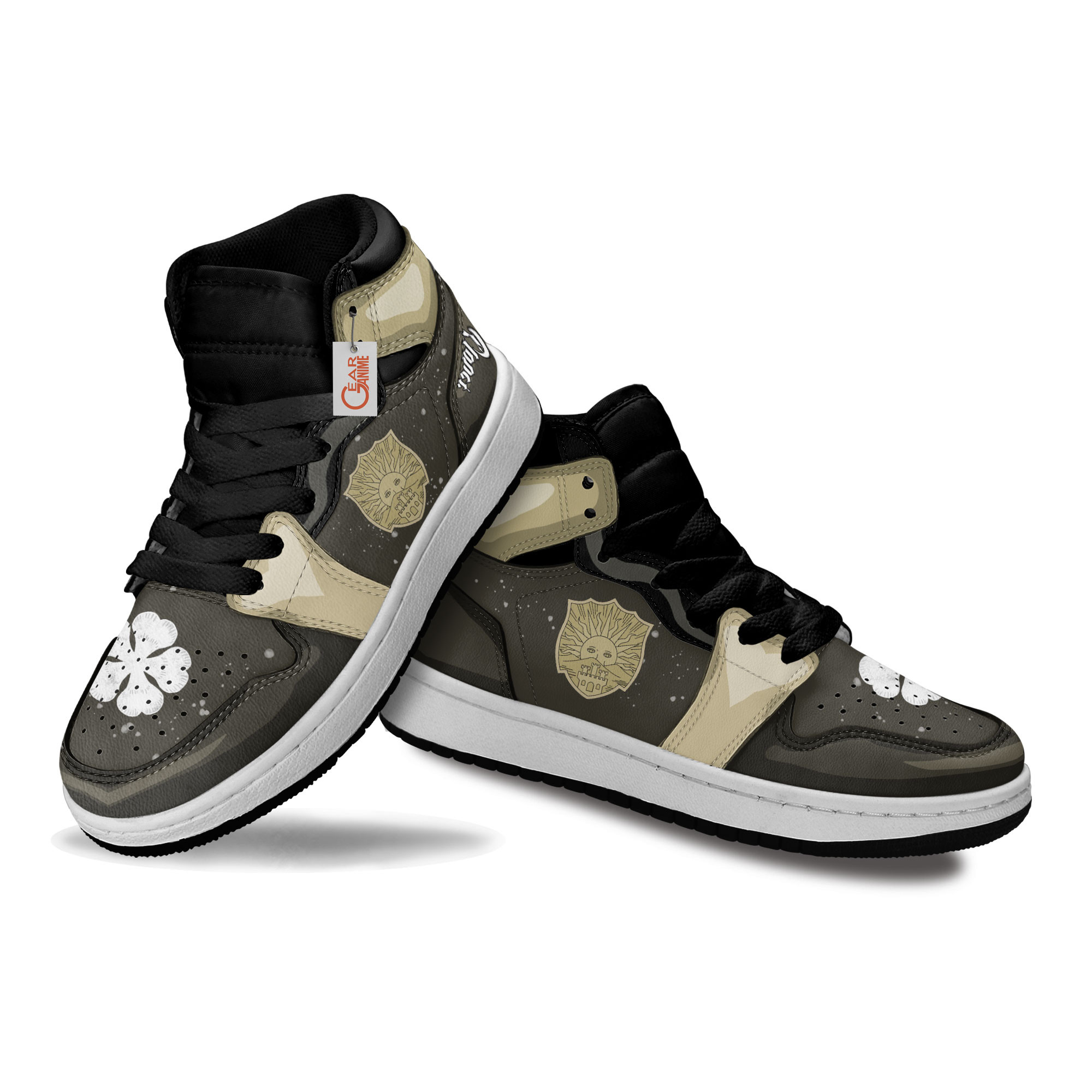 Black Clover Golden Dawn Anime Custom Kids Sneakers
