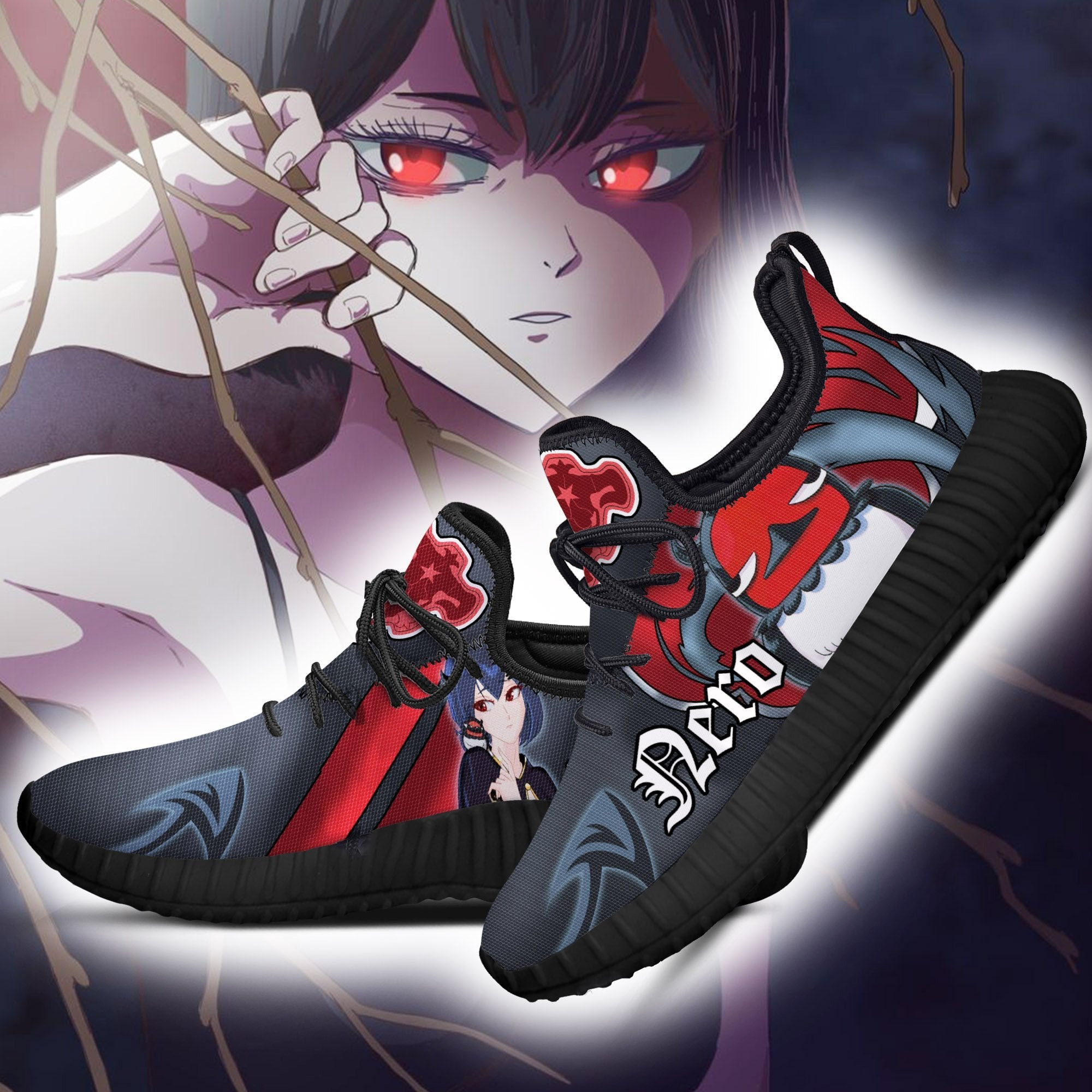 Black Clover Nero Reze Shoes Black Bull Knight Anime Sneakers