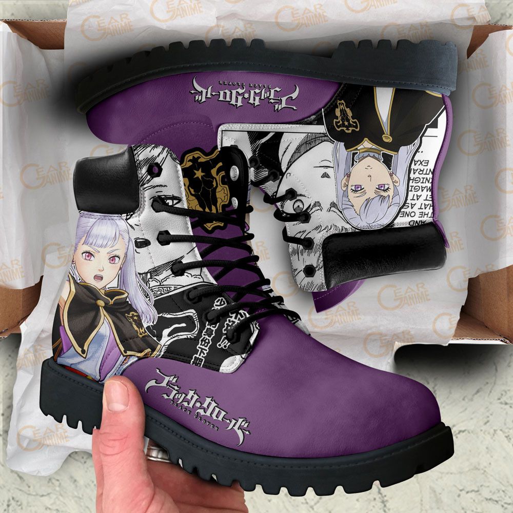 Black Clover Noelle Silva Boots Custom Anime Shoes