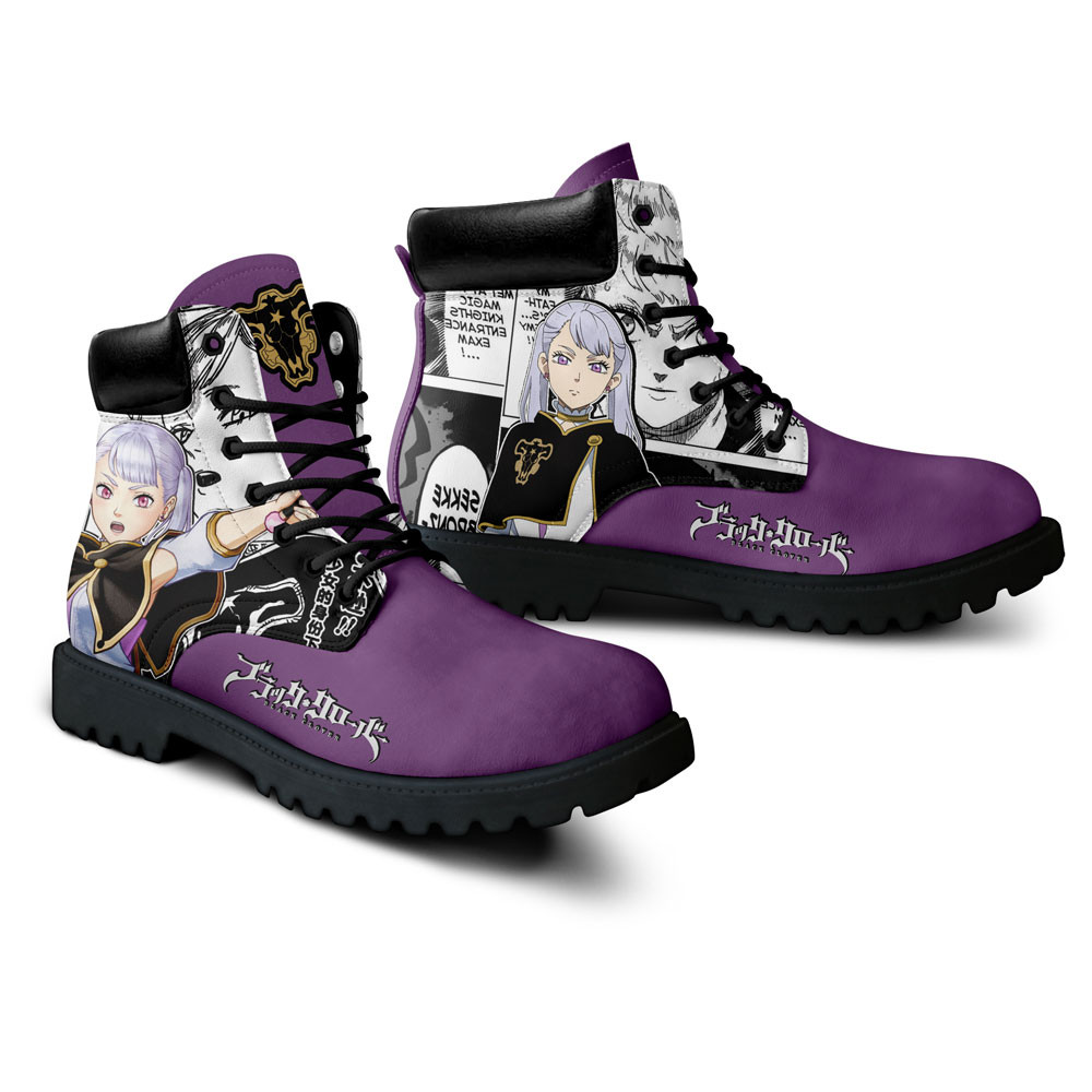 Black Clover Noelle Silva Boots Custom Anime Shoes