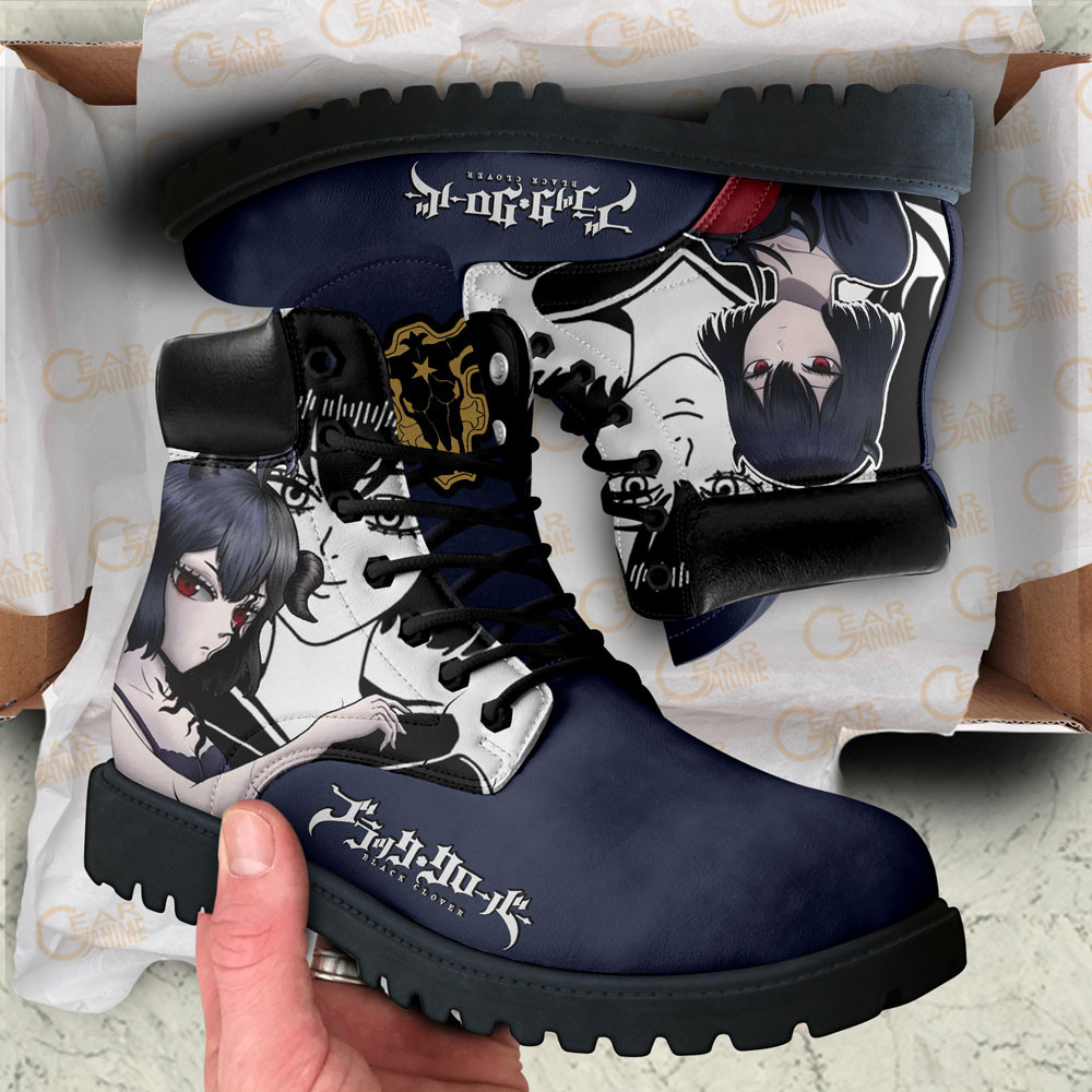 Black Clover Secre Swallowtail Boots Custom Anime Shoes