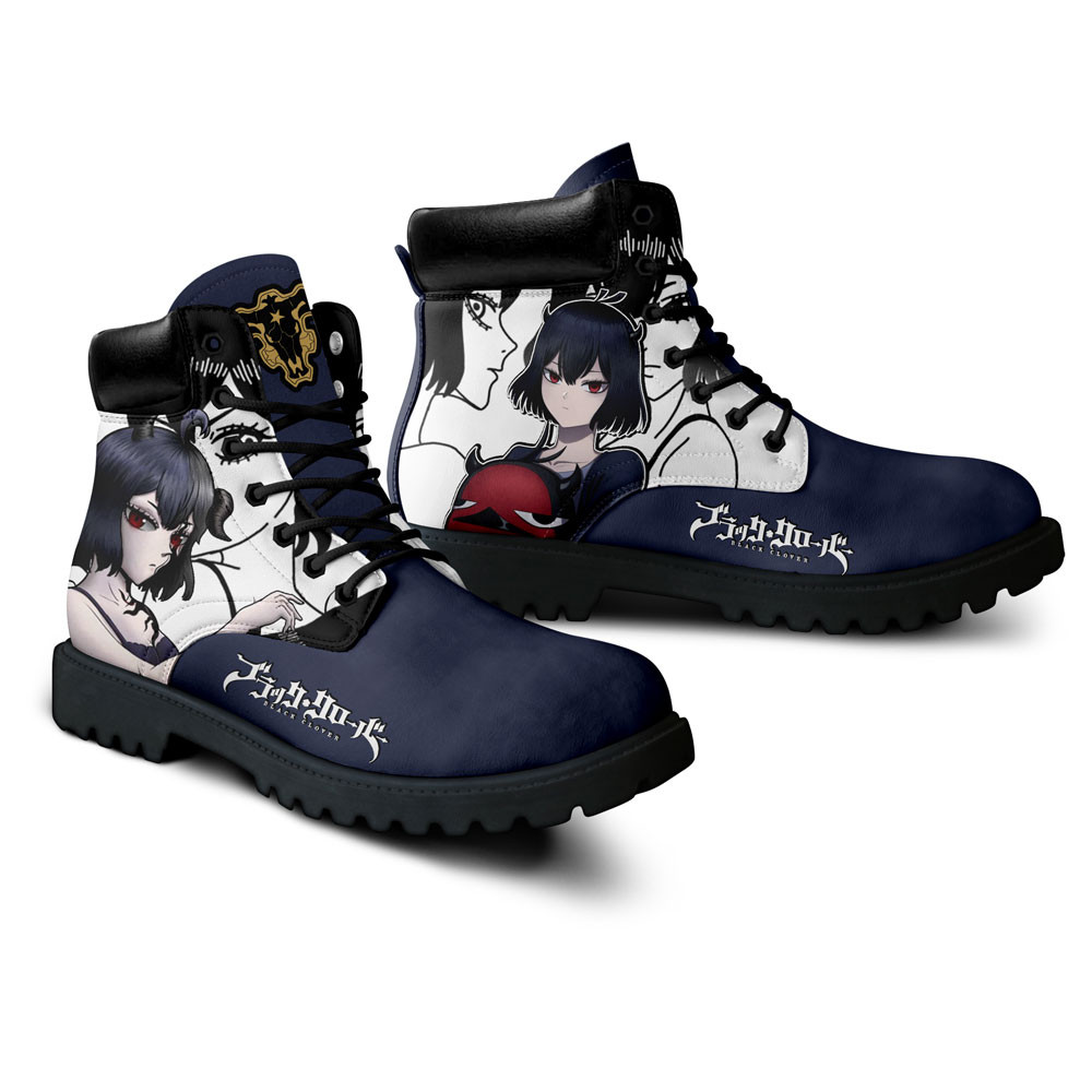 Black Clover Secre Swallowtail Boots Custom Anime Shoes