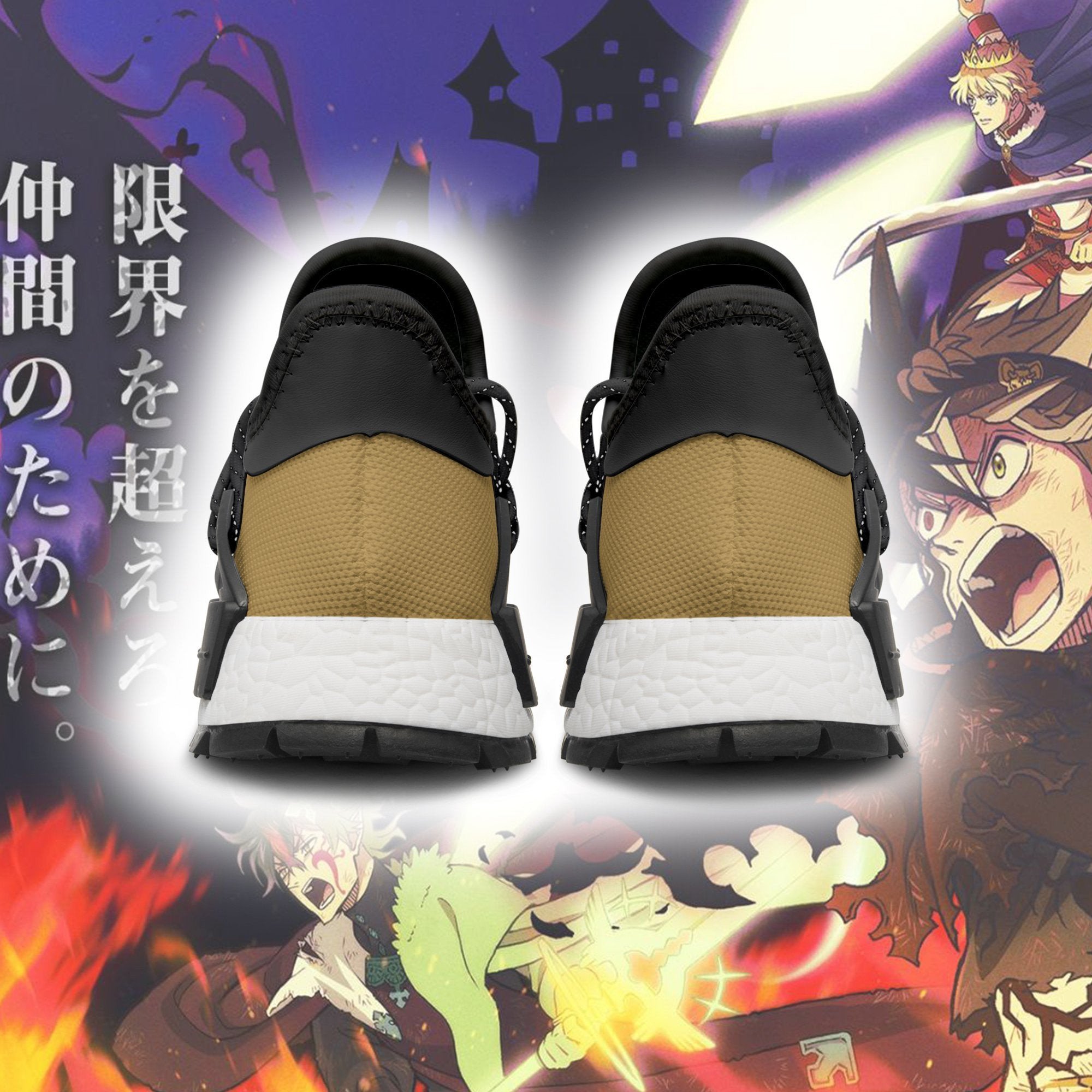 Black Clover Shoes Characters Anime Sneakers, NMD Shoes